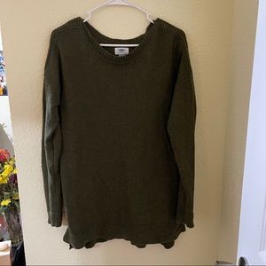 Old Navy green sweater